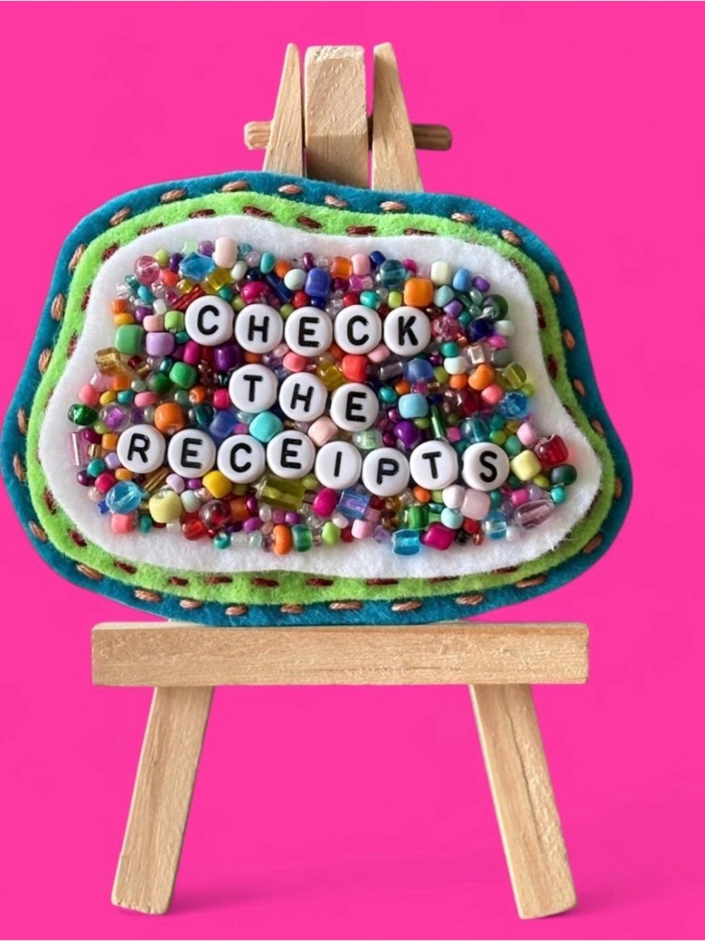 art - magnet - brooch